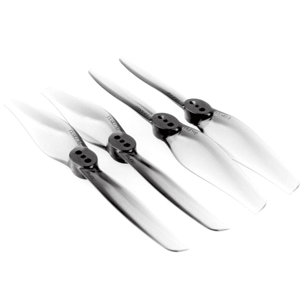 HQPROP Prop HQ Prop T3.5x2.2x2 Bi-Blade 3.5" Prop 4 Pack - Grey