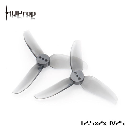 HQPROP Prop HQ Prop V2S T2.5x2x3 Durable Tri-Blade 2.5" Prop 4 Pack - Grey