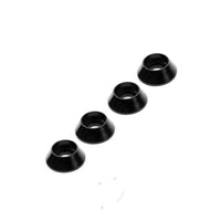 IMPULSERC Hardware ImpulseRC M3 Aluminum Cone Washer 4 Pack - Black