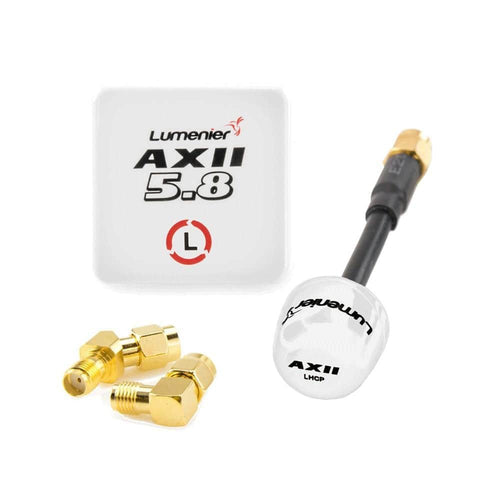 LUMENIER Antenna LHCP Lumenier AXII 2 5.8GHz Diversity Receiver Antenna Bundle - Choose Your Polarization