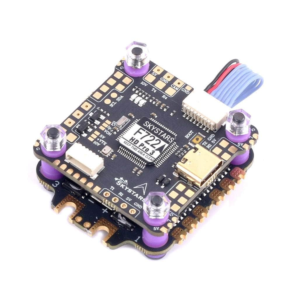 SKYSTARSRC Stack SkyStarsRC Fly Stack F7 HD Pro3 3-6S 30x30 Stack/Combo (F722 FC / KM50 32Bit 50A 4in1 ESC)