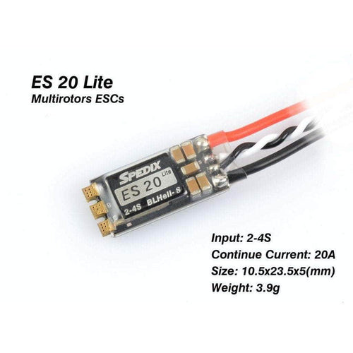 SPEDIX ESC Spedix ES20 Lite 2-4S 20A ESC