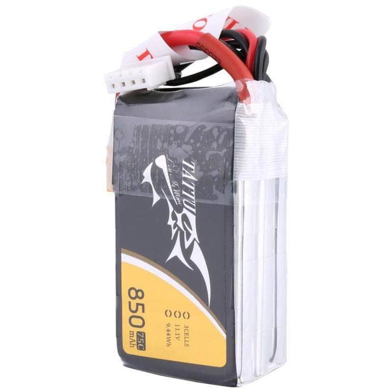 TATTU Battery Tattu 11.1V 3S 850mAh 75C LiPo Micro Battery - XT30