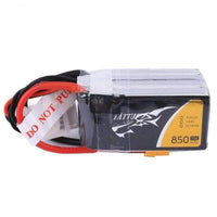 TATTU Battery XT30 Tattu 14.8V 4S 850mAh 75C LiPo Micro Battery - XT30